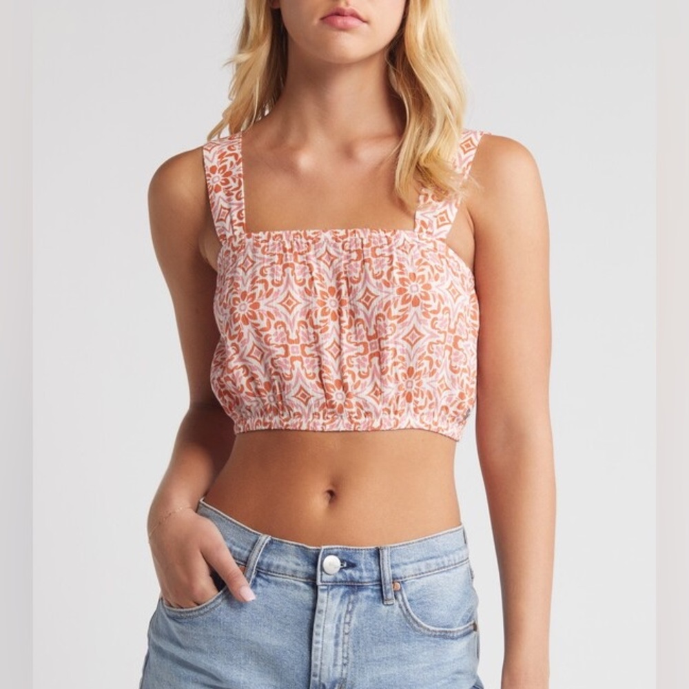 Roxy Floral Crop Top